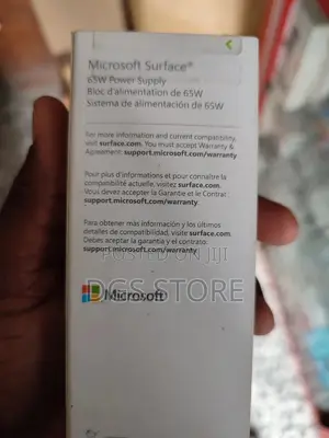 Microsoft Surface 65w Power Supply For Surface Pro Laptop