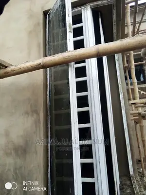 Aluminum Frameless Transome Windows With Burglary and Net