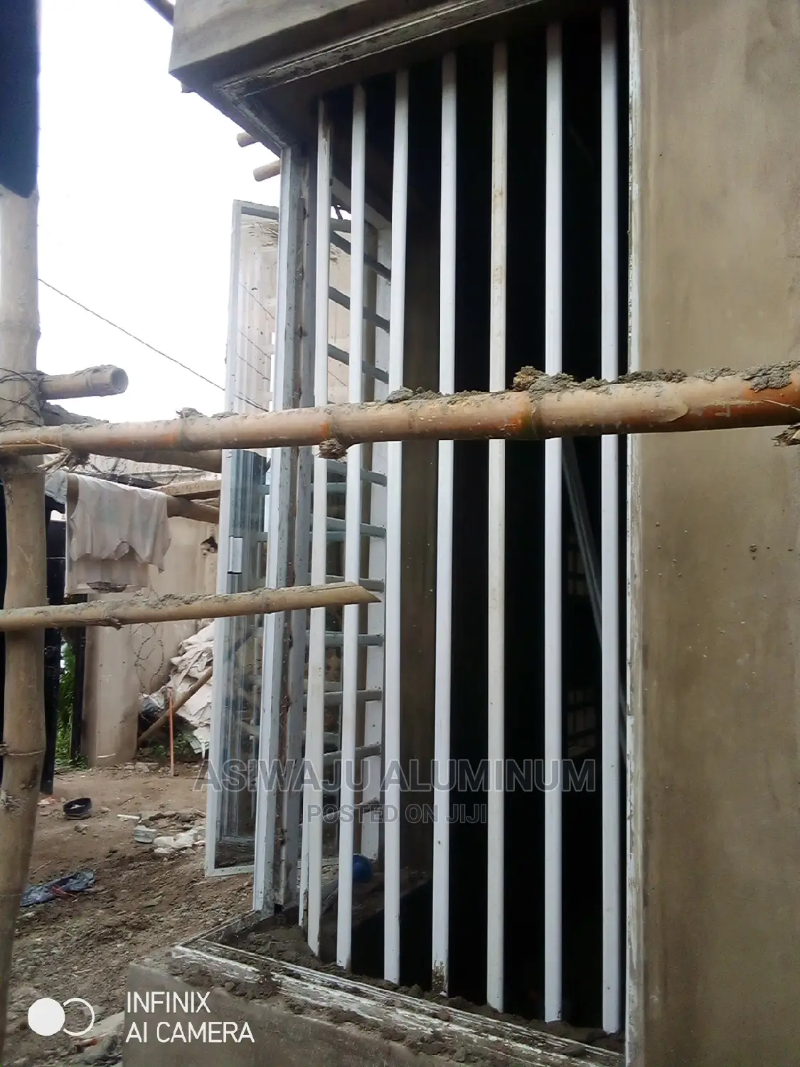 Aluminum Frameless Transome Windows With Burglary and Net