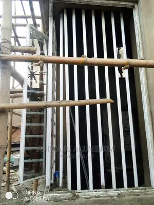 Aluminum Frameless Transome Windows With Burglary and Net