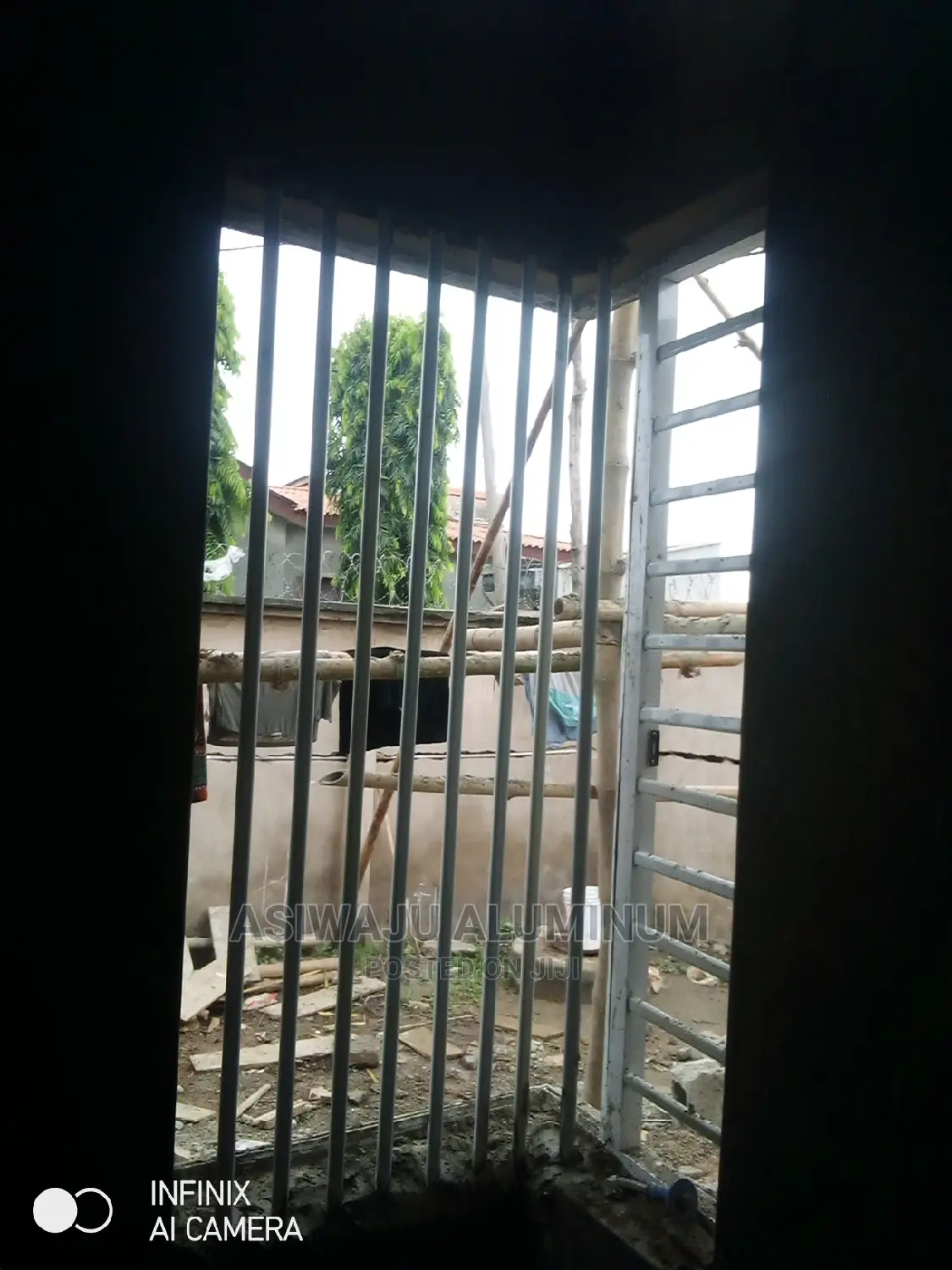 Aluminum Frameless Transome Windows With Burglary and Net