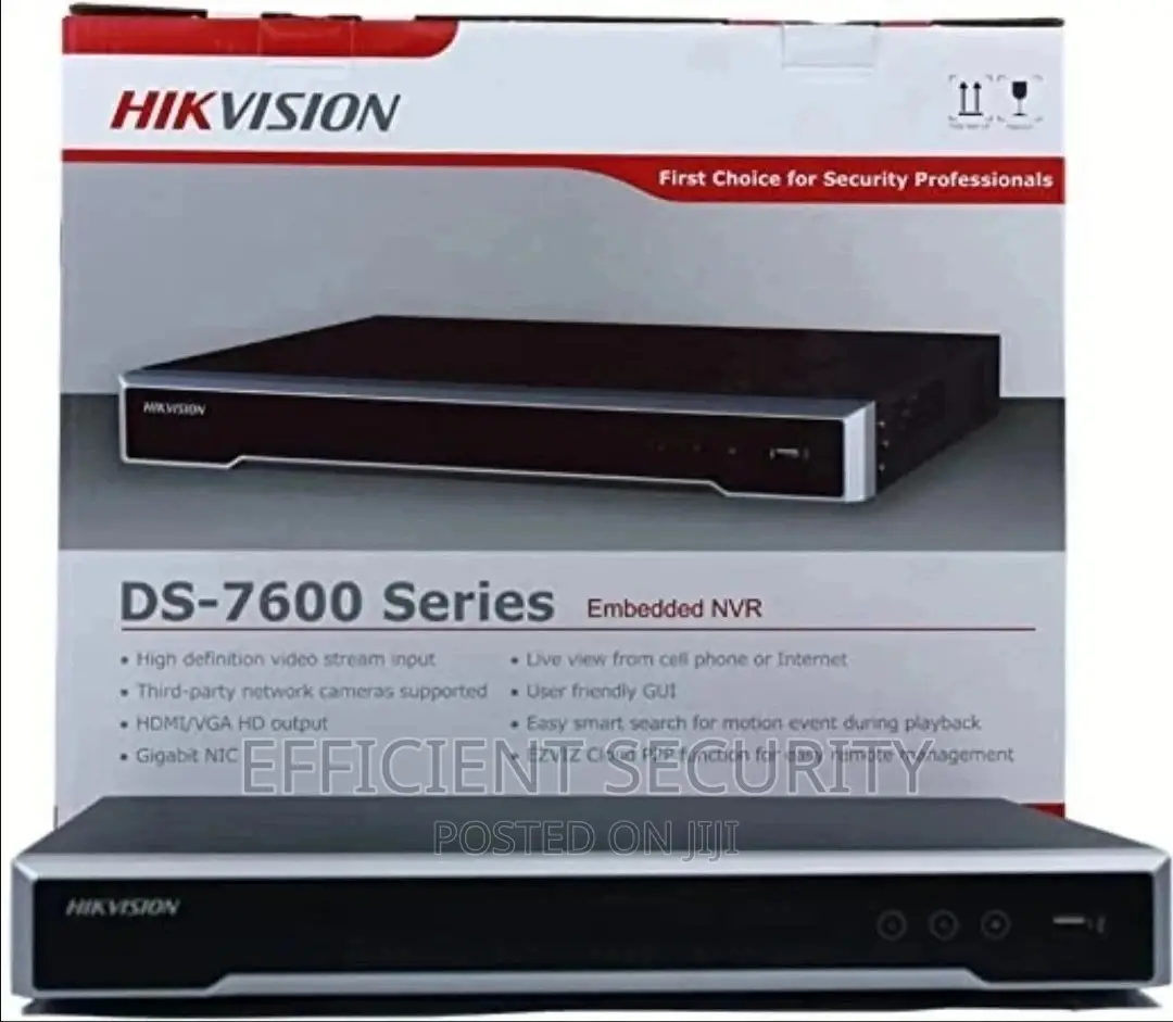 Hikvision 8channel NVR With Poe Port