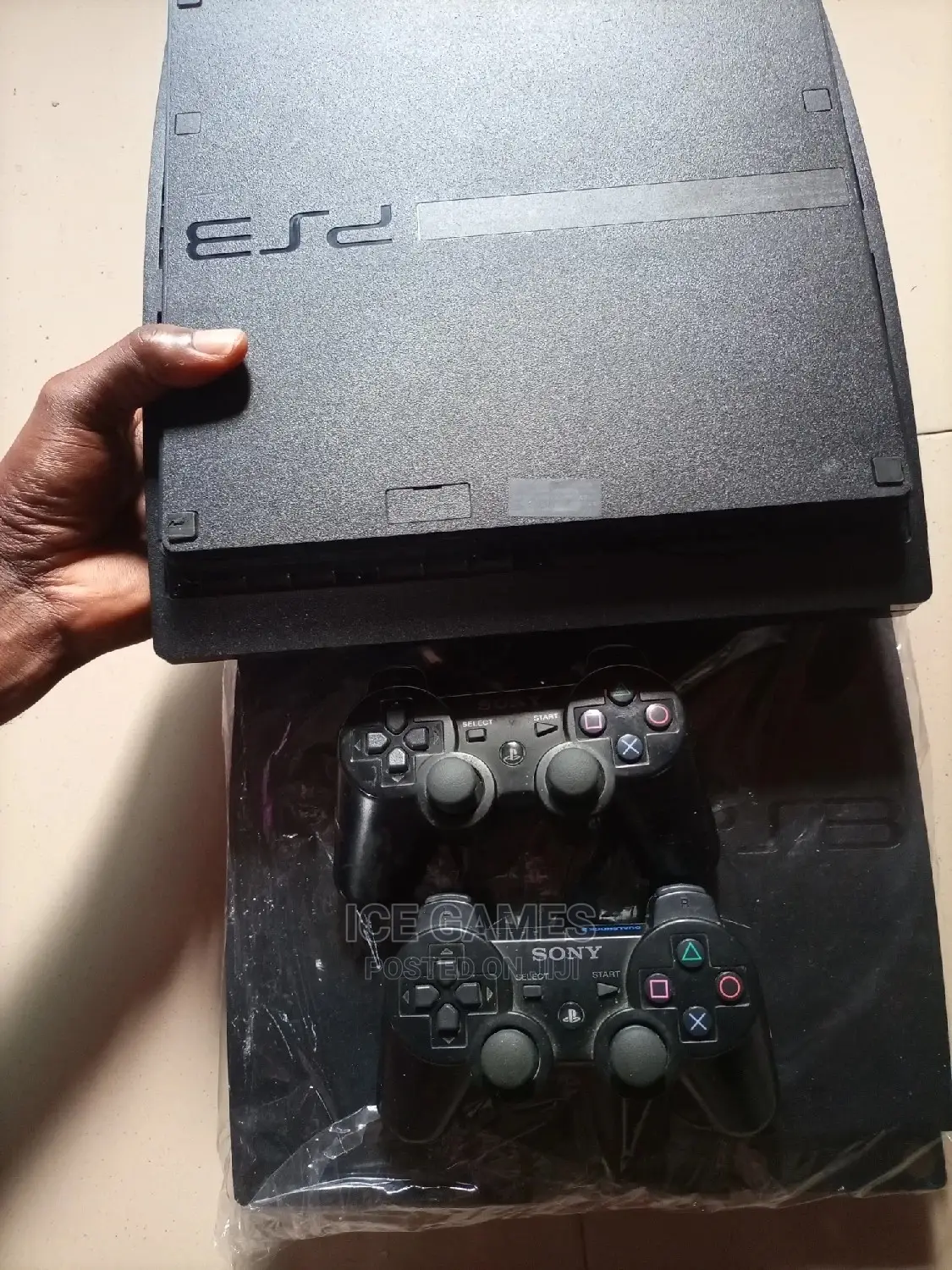 PS3 Slim With 1 Controller and 12 Games Installed