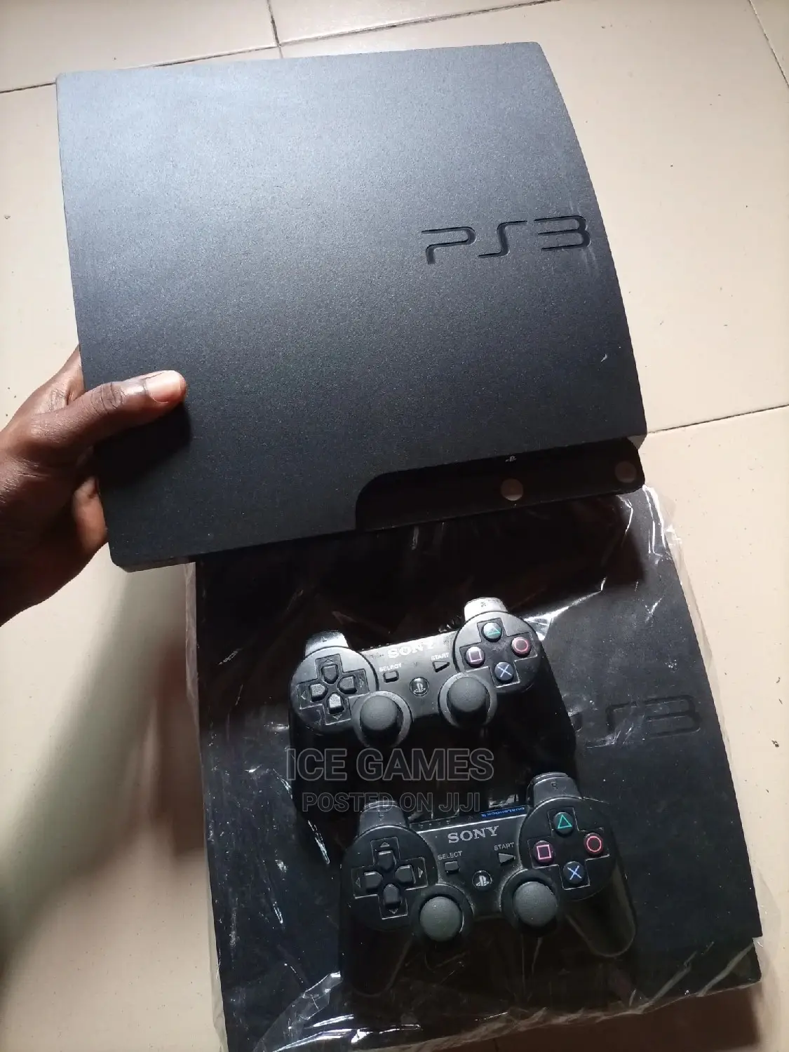 PS3 Slim With 1 Controller and 12 Games Installed