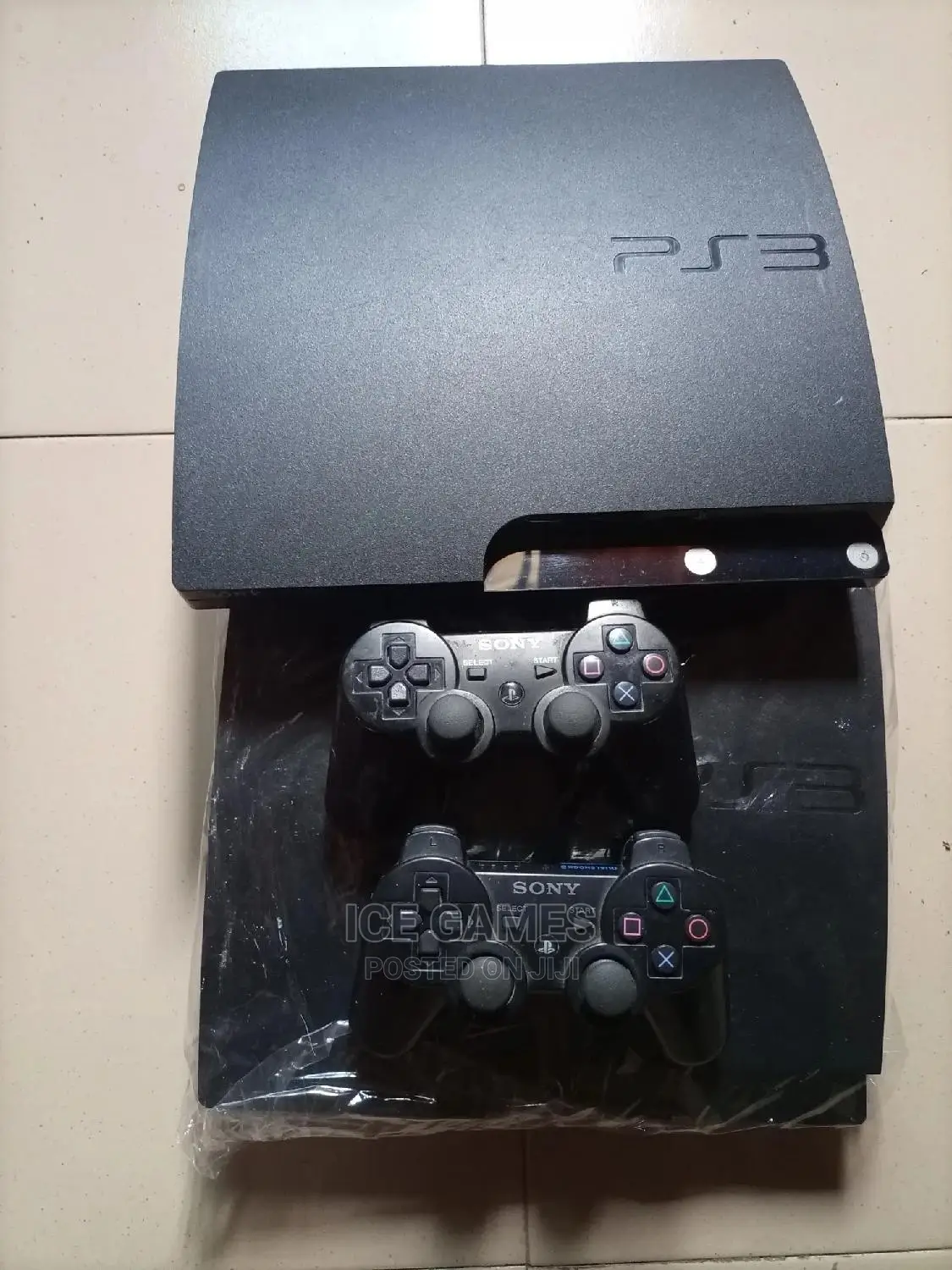 PS3 Slim With 1 Controller and 12 Games Installed