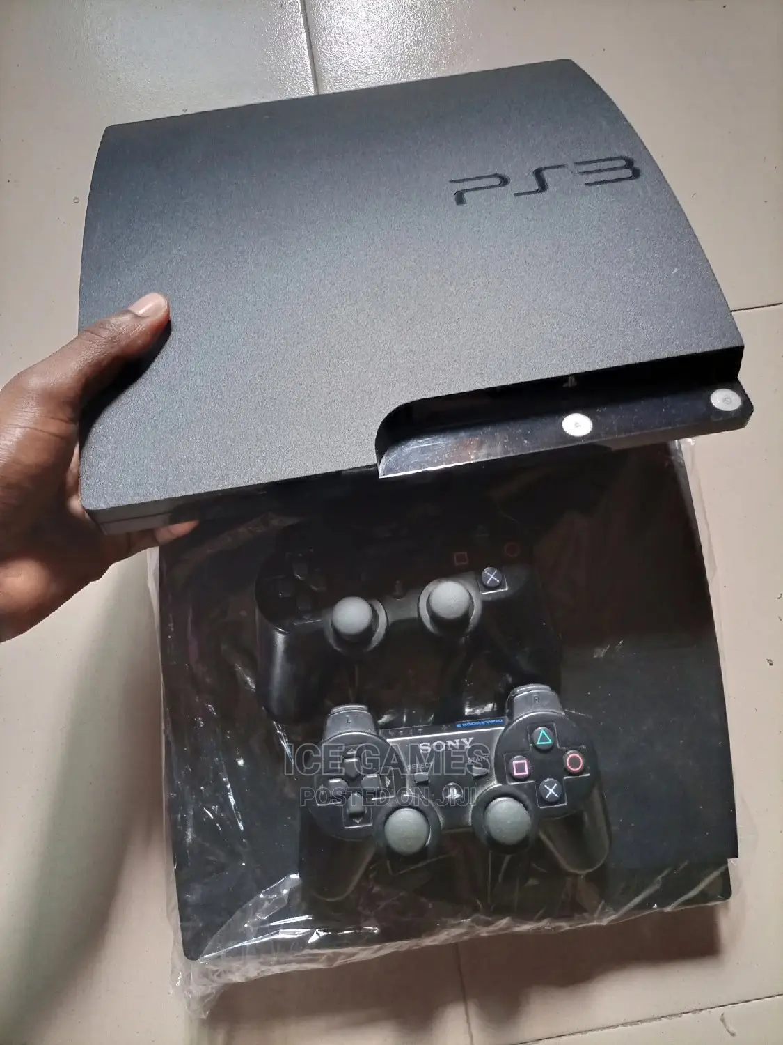 PS3 Slim With 1 Controller and 12 Games Installed