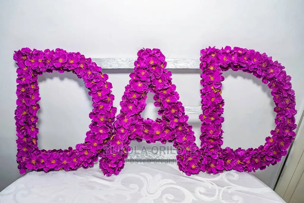 Purple Dad Wreath