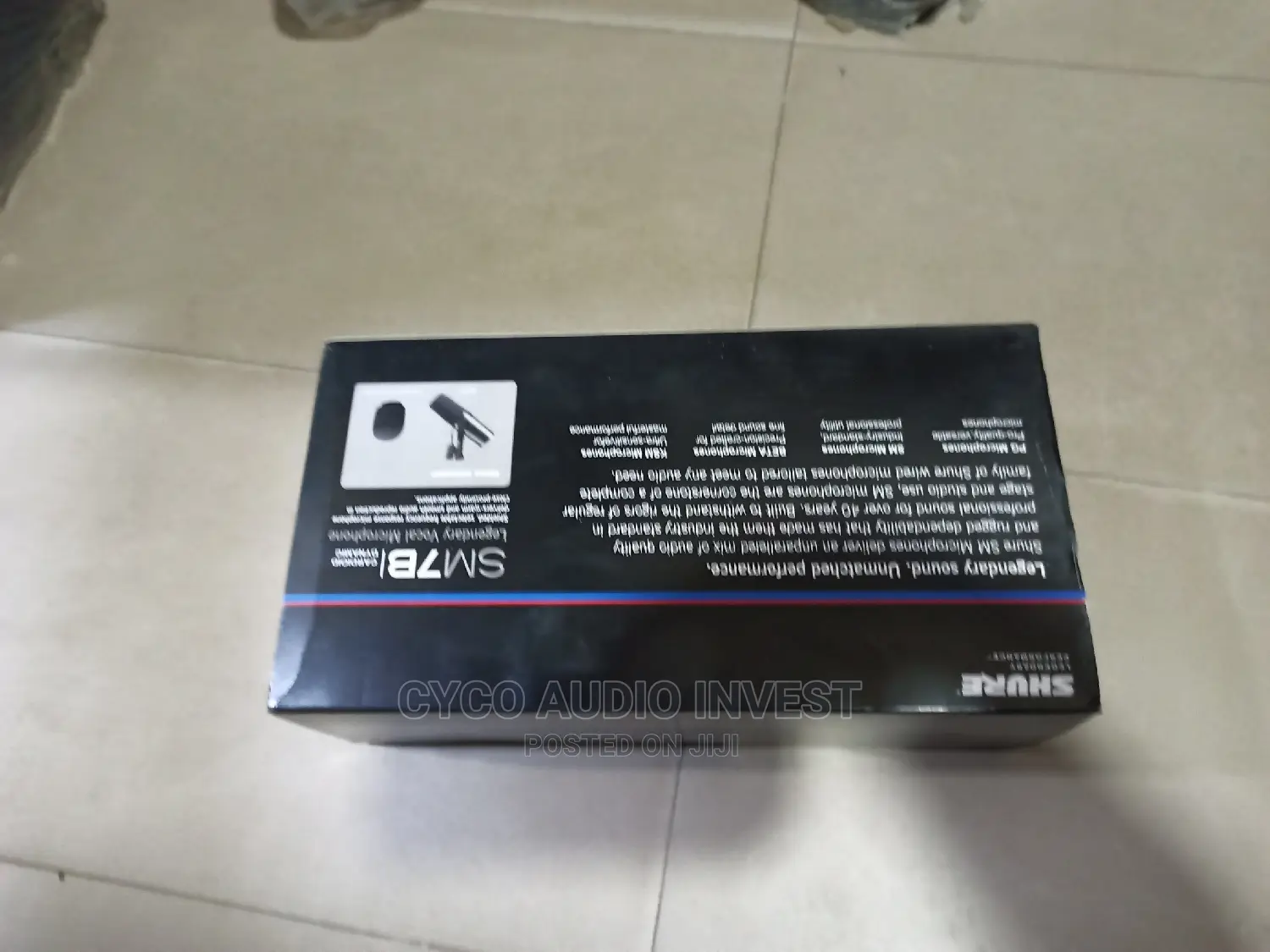 Original Shure Studio Mic Sm7b.