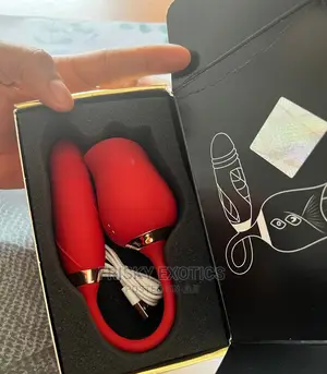 2in1 Pulsating Rose Tougue Licking Vibrator