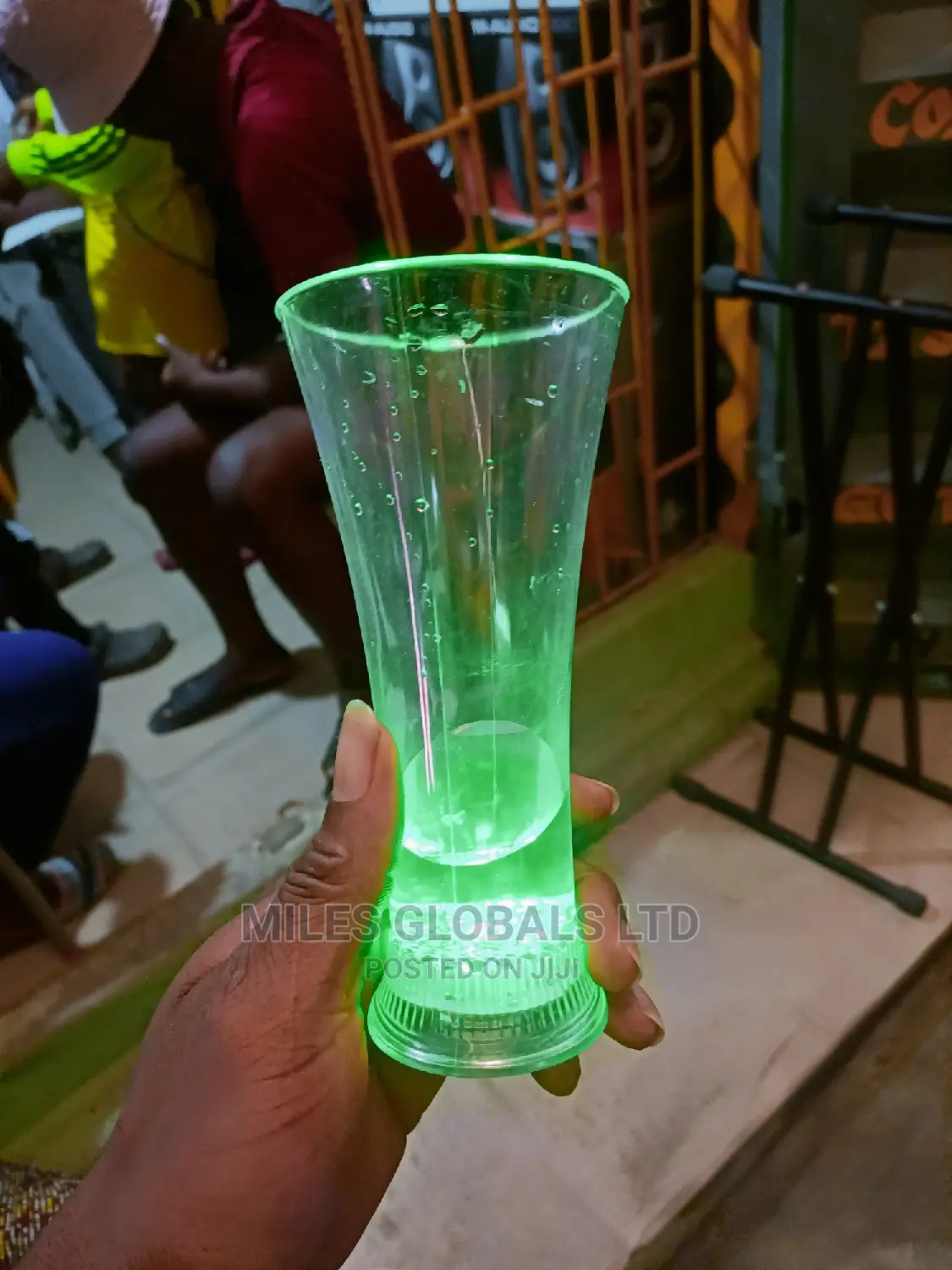 Inductive Glass Rainbow Colour Cup With (Multicolour)