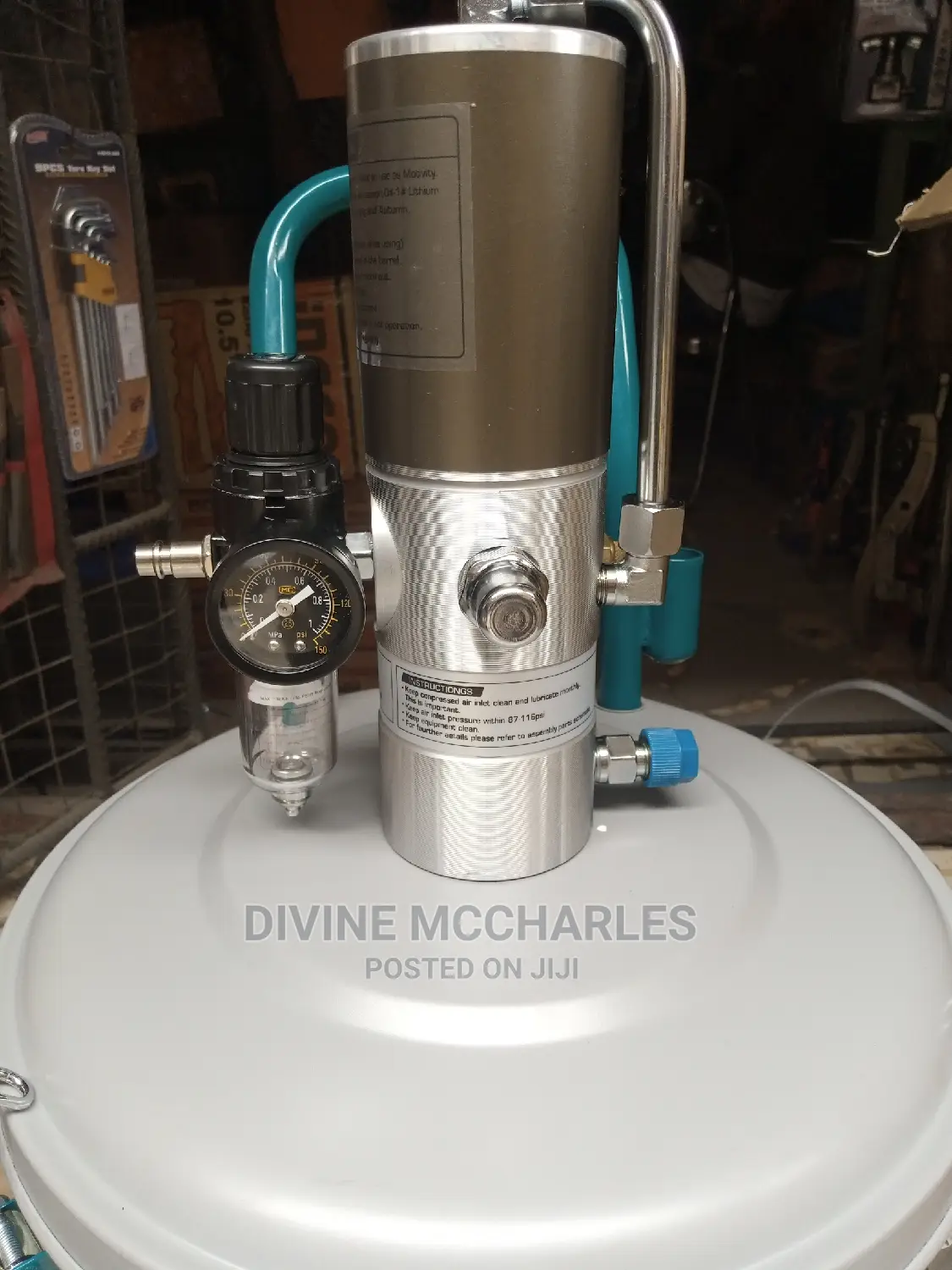 30liter Pneumatic Grease Bucket