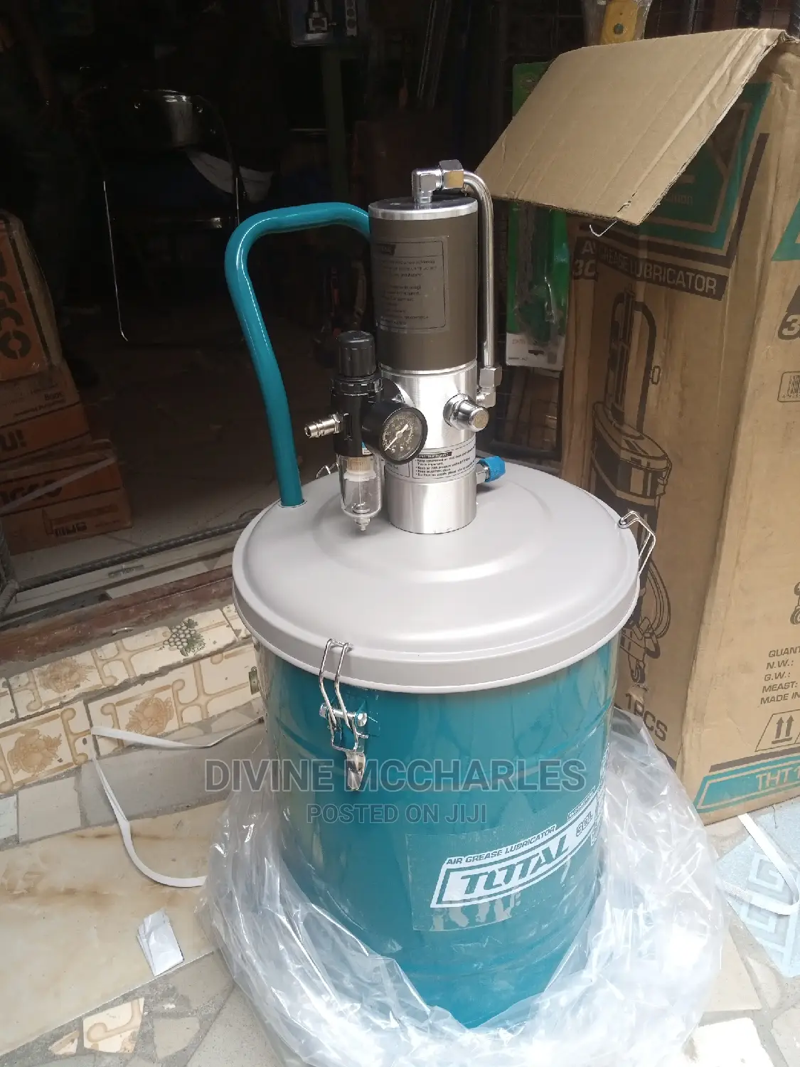30liter Pneumatic Grease Bucket