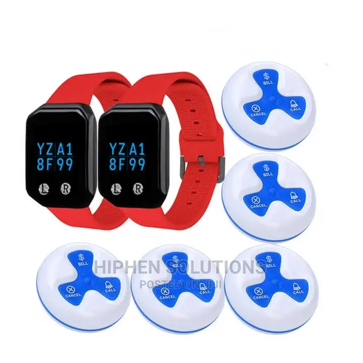 Wrist Watch Pager Wireless Calling System