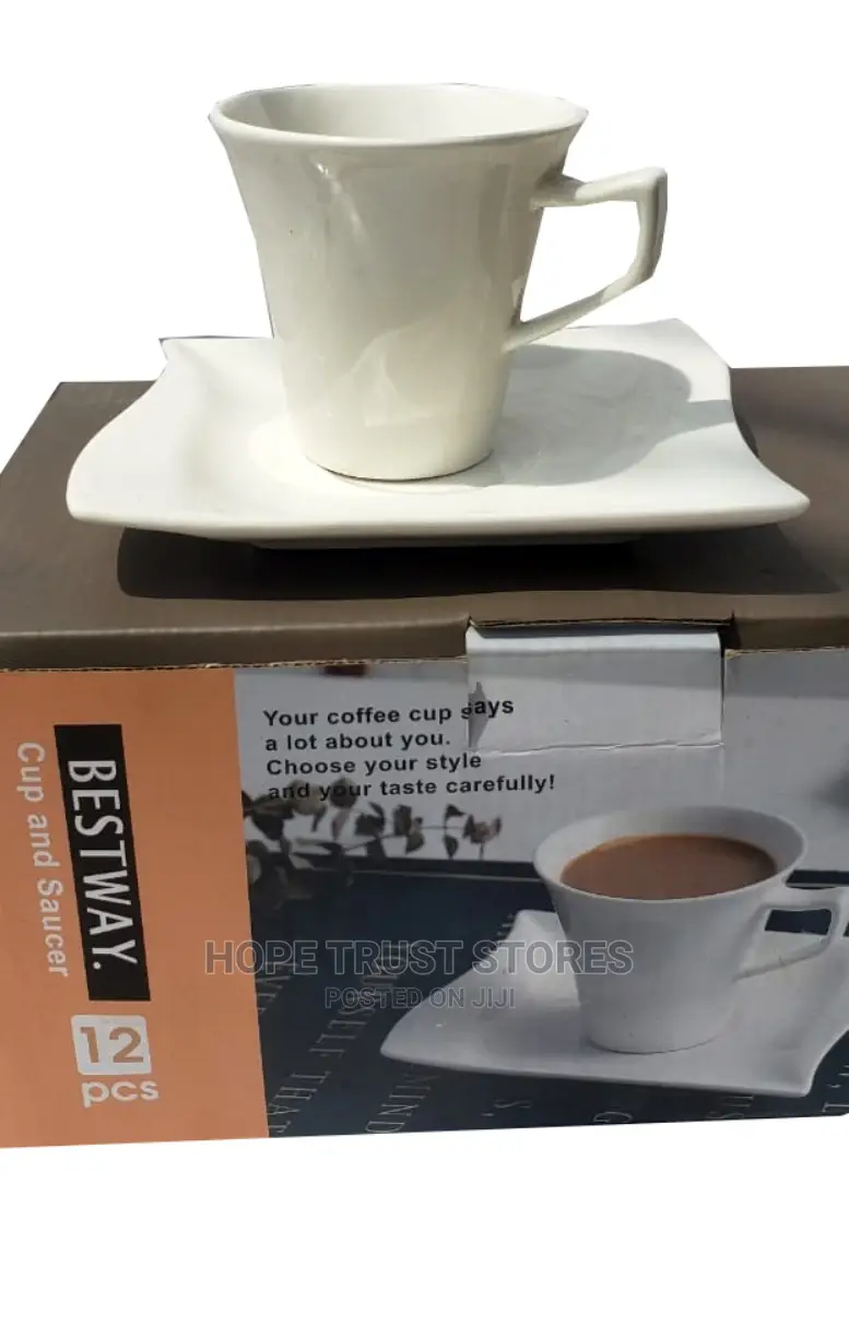 Bestway Cup and Saucer 12pcs