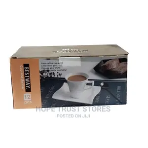 Bestway Cup and Saucer 12pcs