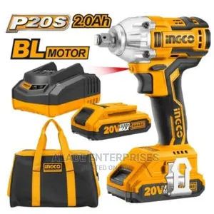 Ingco Cordless Lithium-Ion Impact Wrench 20v