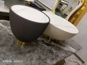 New Modern Set of Table With Marble Top