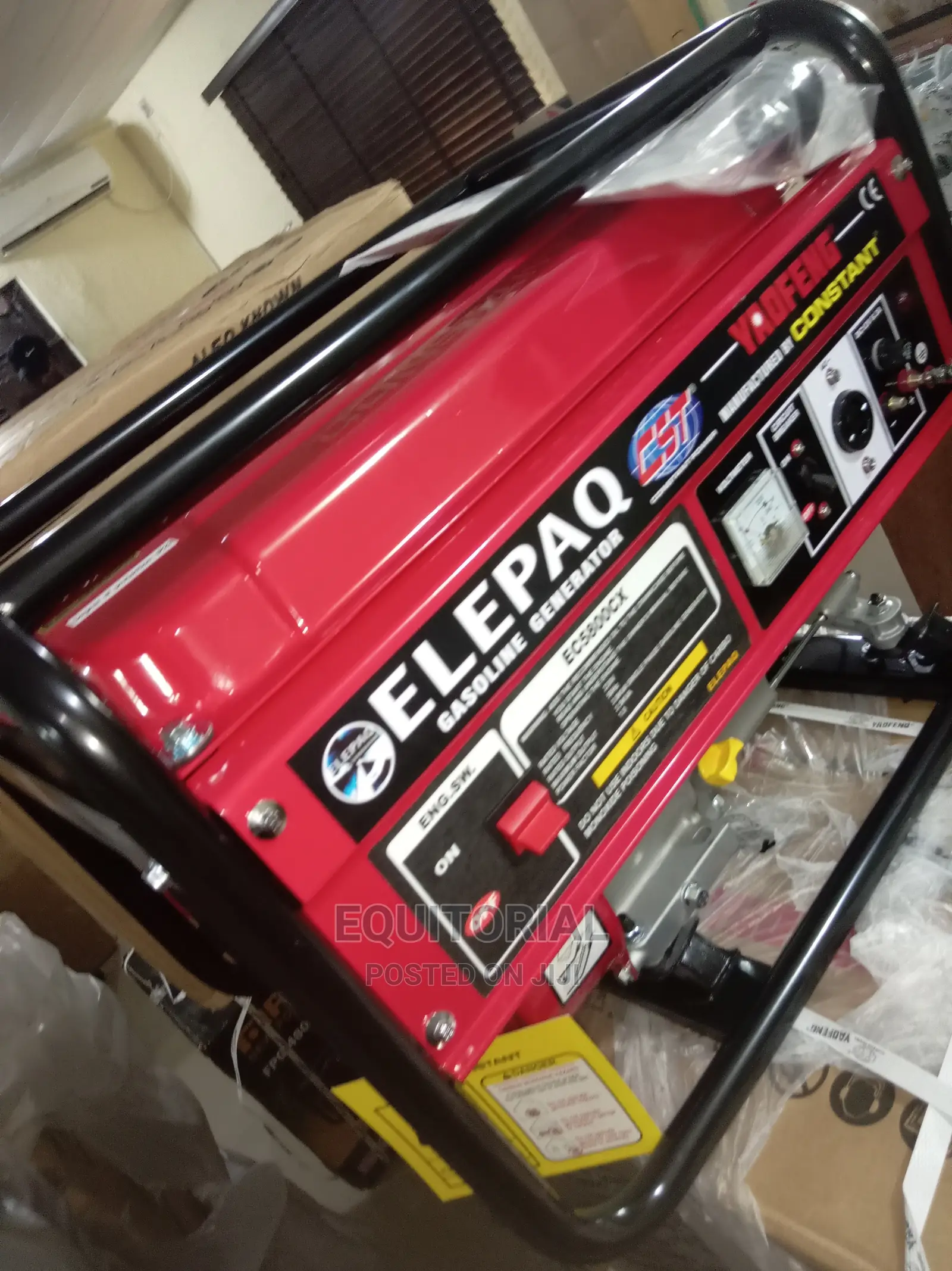 3.5kva Elepaq Constant Manual Start Petrol Engine Generator