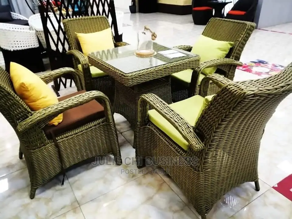 Quality Rattan or Cain Chairs Set