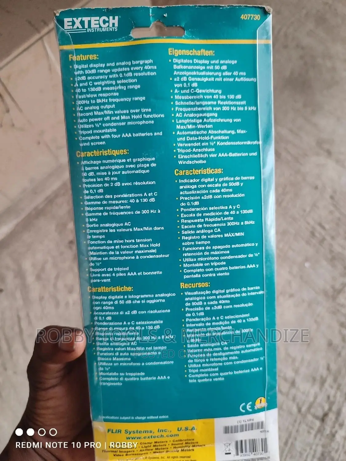 Extech Sound Level Meter