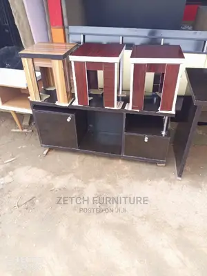 TV Console and Sides Stool