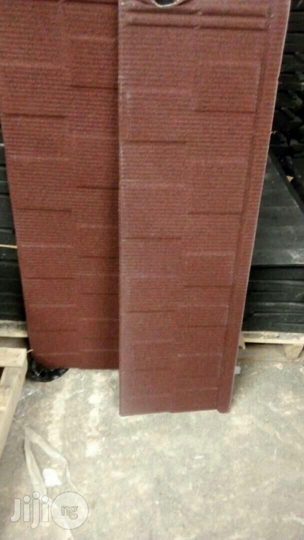 Red ,Black And White Shingle Stone Coated Roofing