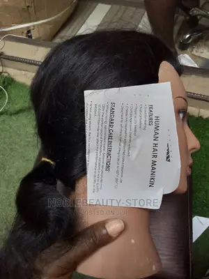 Human Hair Dummy Mannequin