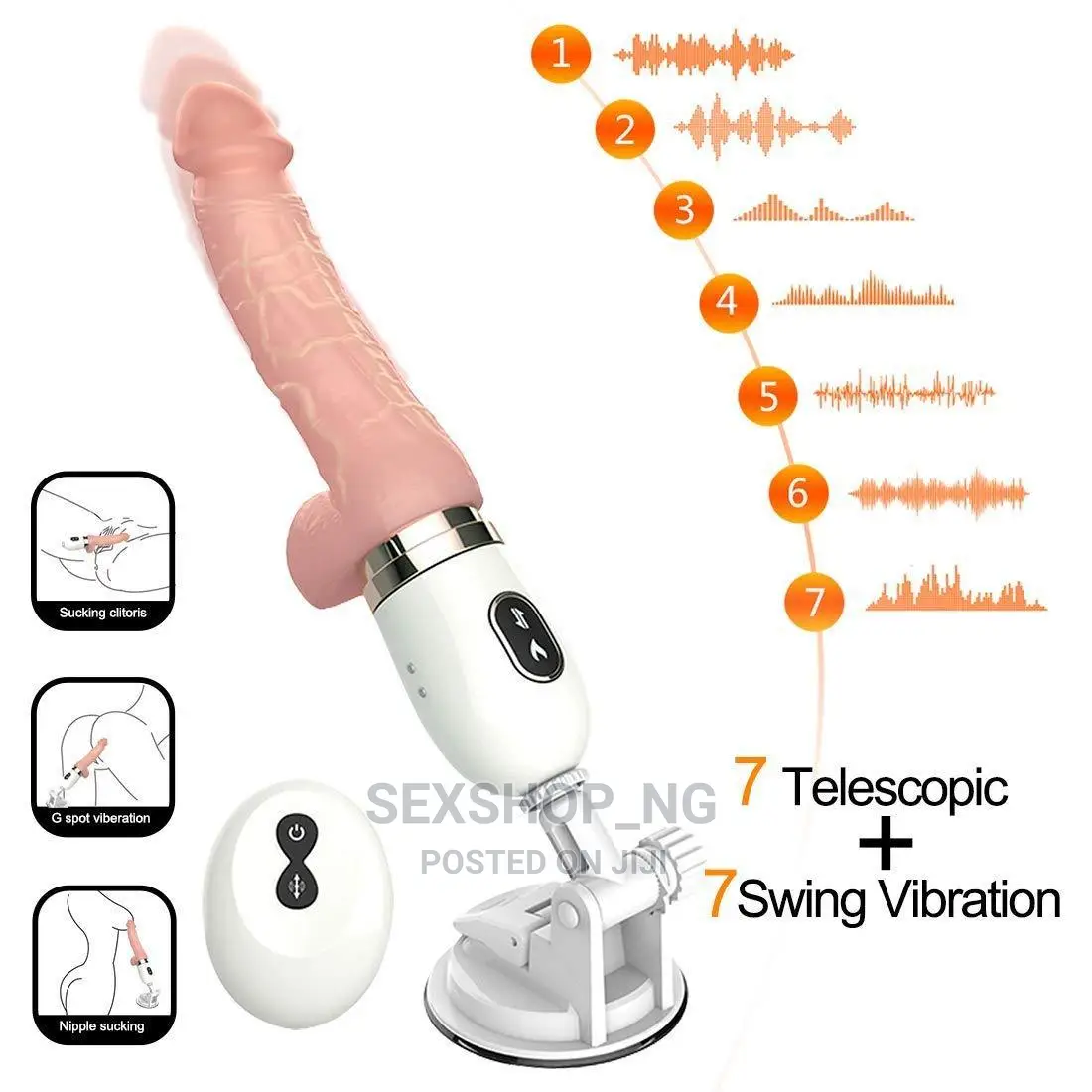 Thrusting Dildo Machine, Extra Power Cyclone Dildo