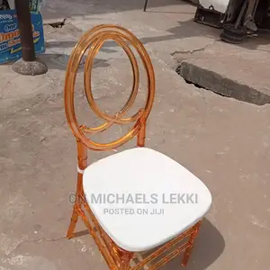 Clear Gold Chair