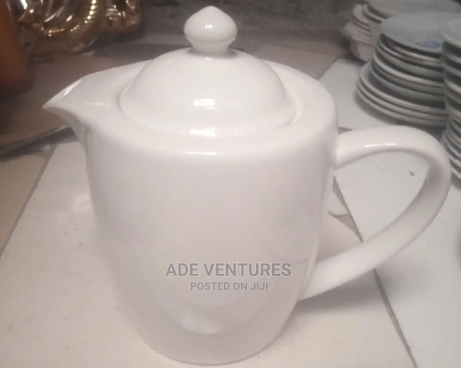 White Tea Pot.