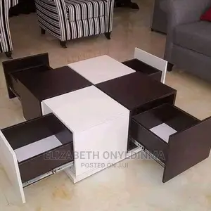 Center Table With Drawers