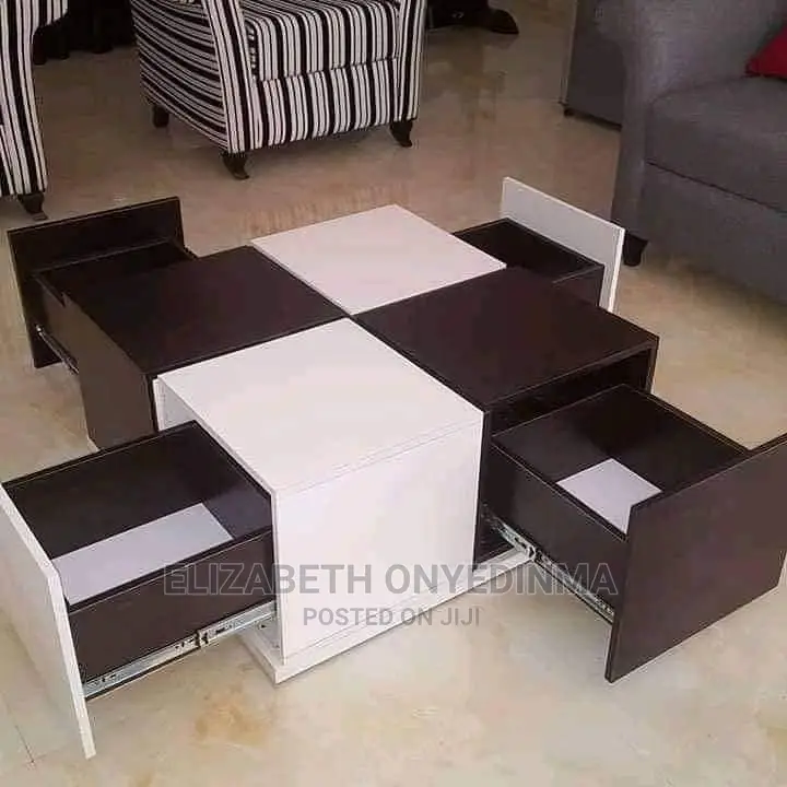Center Table With Drawers