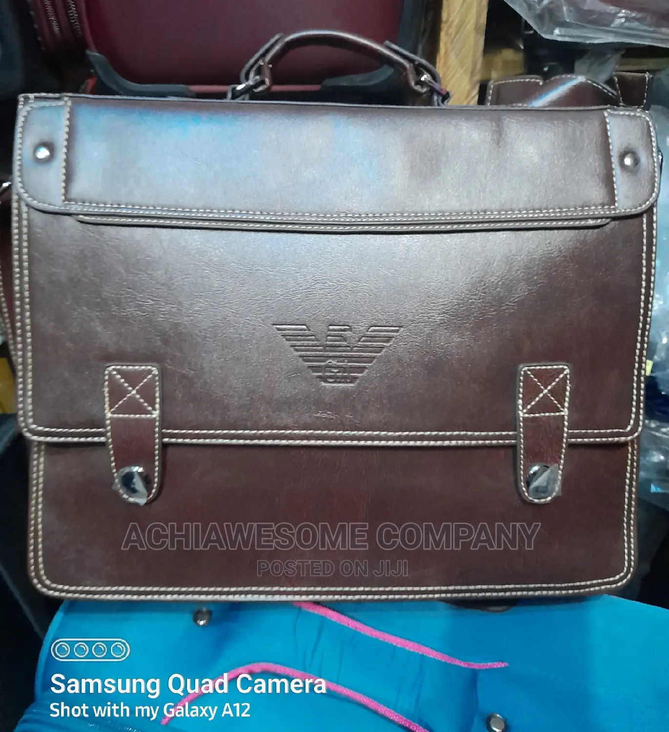 Giorgio Armani Leather Hand Bag