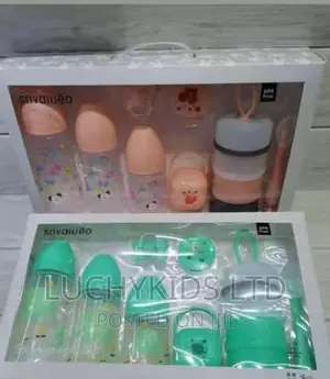 Baby Feeder Set Wit Milk Container