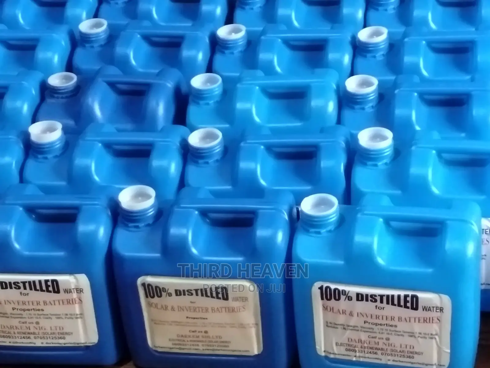 10 LTR Distilled /Deionized Water for Tubular Battery