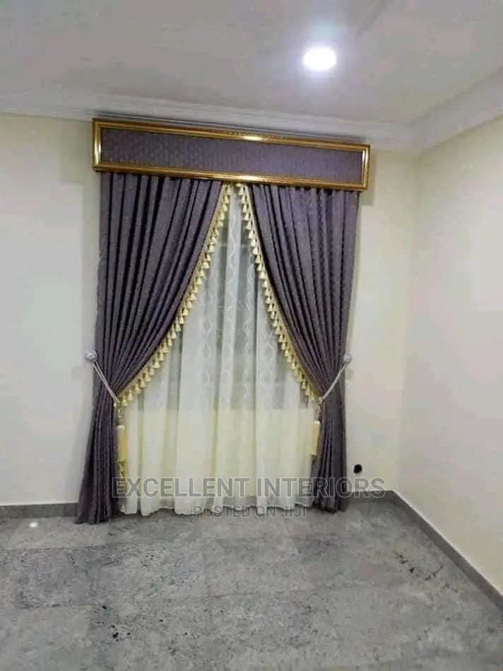 Quality Curtain With 3D Board.