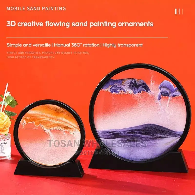 Moving Sand Art