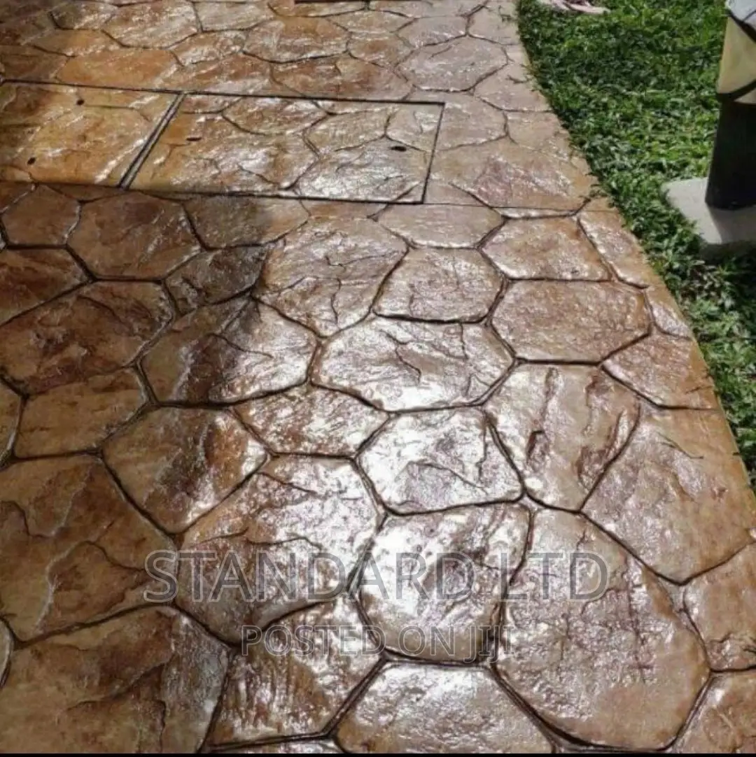 New Increte Stamp Concrete Floor