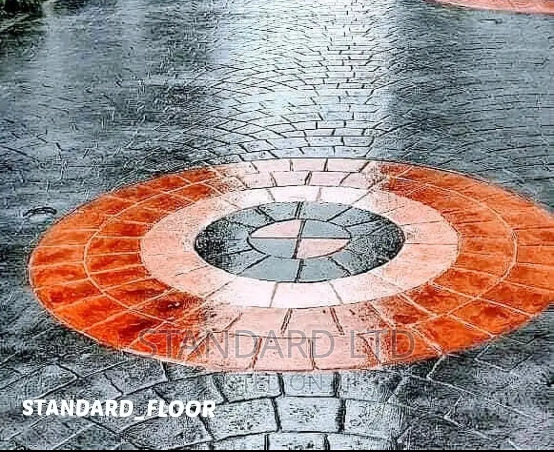 New Increte Stamp Concrete Floor