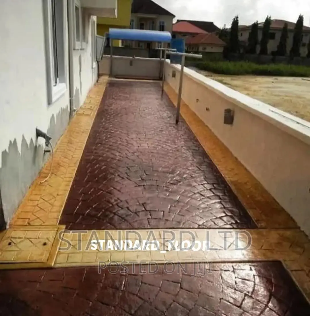 New Increte Stamp Concrete Floor
