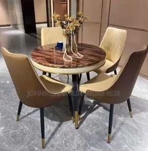 Italian Unique Executive Dining Tables With 4 Chairs