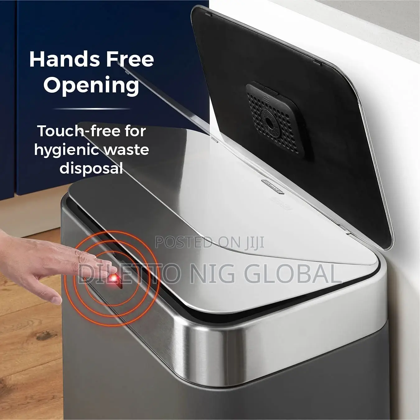 Tower Titanium 75L Sensor Waste Bin