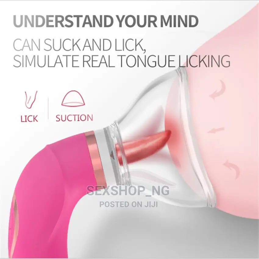 Dual Functioni Sucker Plus Dildo, Rechargeable Licker Sucker