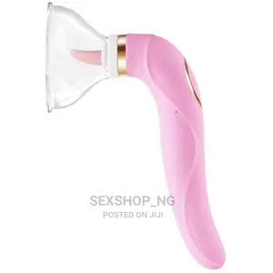Dual Functioni Sucker Plus Dildo, Rechargeable Licker Sucker