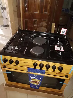 Maxi 60X90 (4 Gas + 2 Electric) Wood Finish Gas Cooker
