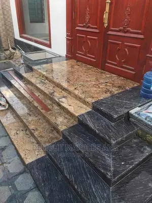 Gold Mix Granites Steps