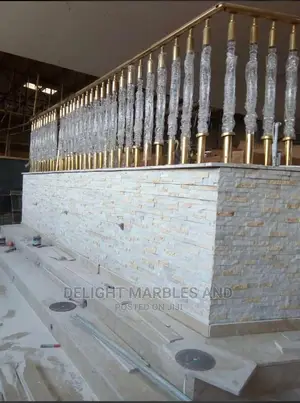 Gold Mix Granites Steps