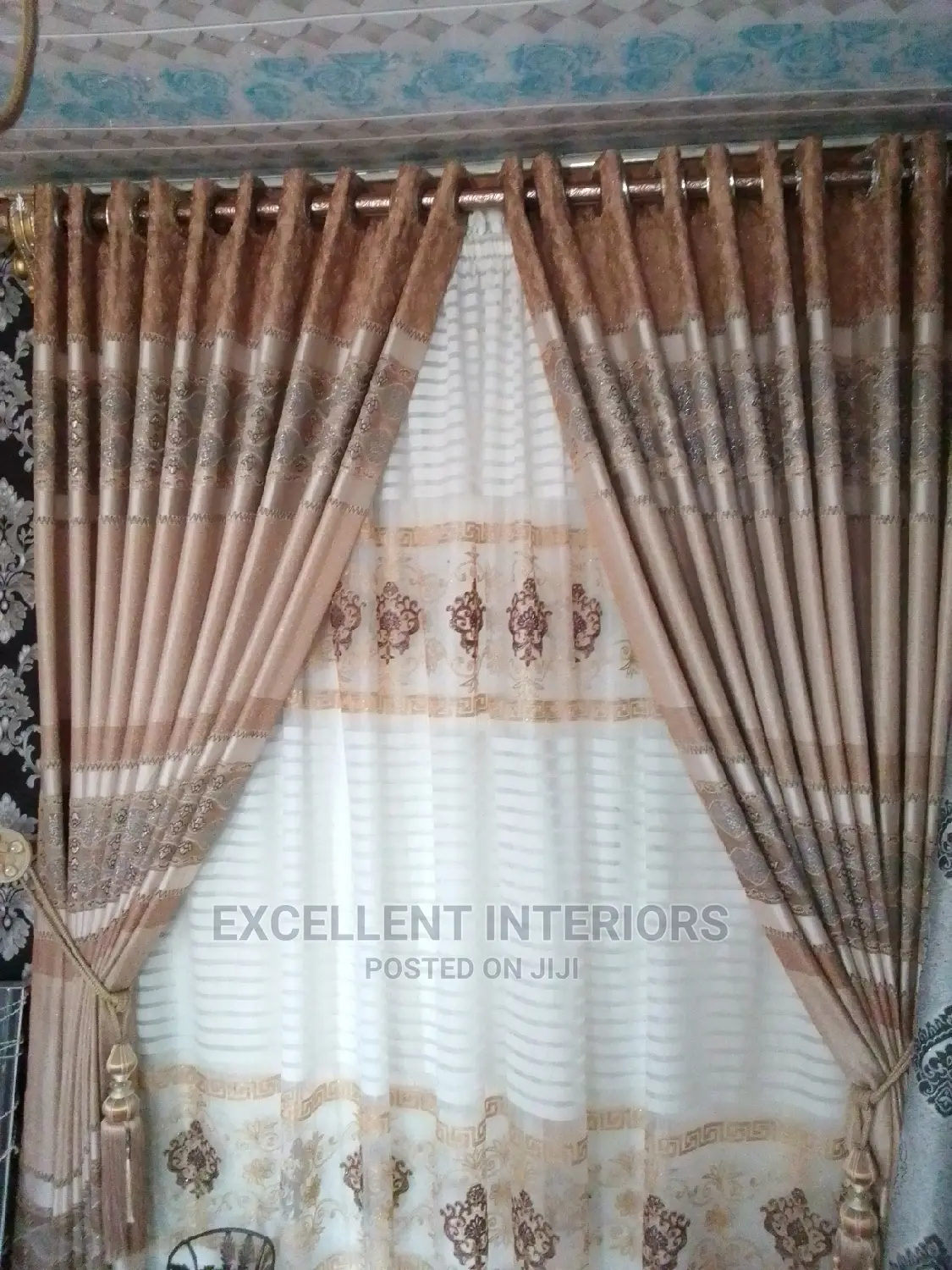 Quality Taffeta Curtain From Excellent Interiors.