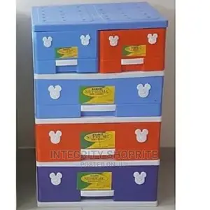 Avanti Colorful 4 Steps Plastic Supreme Baby Wardrobe