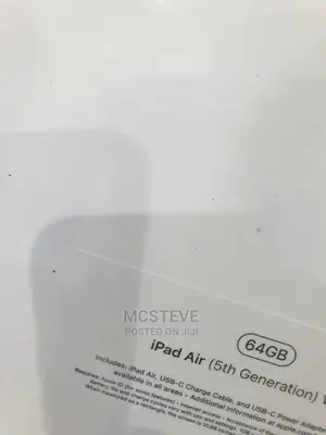 New Apple iPad Air (2022) 64 GB Gray